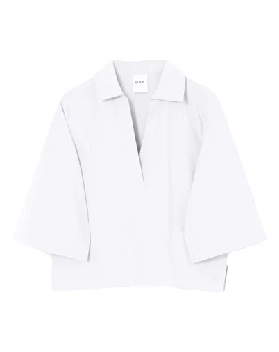Day Birger et Mikkelsen - Luma Cottaline Skjorte - Brilliant White